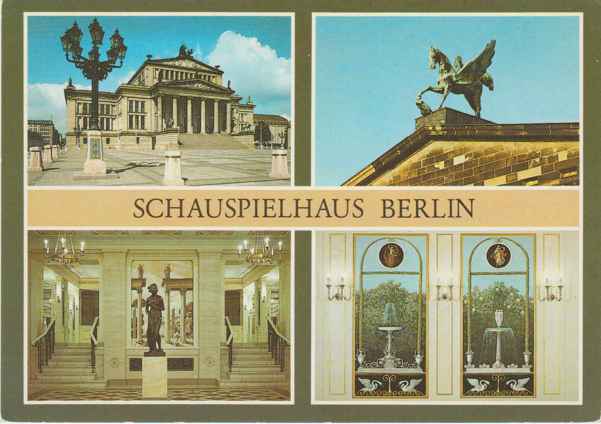 POSTAL 62512: Teatro de Berlin. Alemania