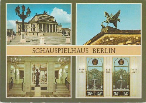 POSTAL 62512: Teatro de Berlin. Alemania