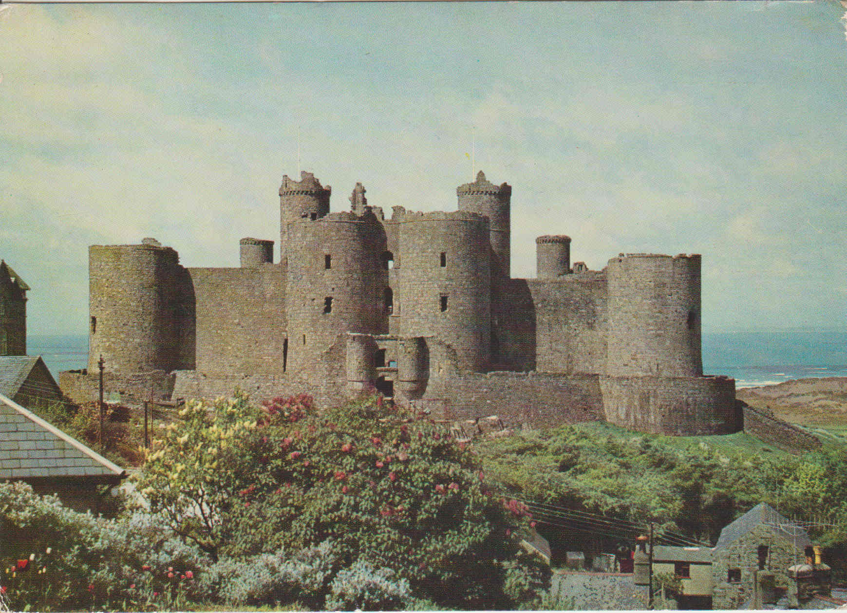 POSTAL 62515: Castillo de Harlech. Gwynedd. Gales