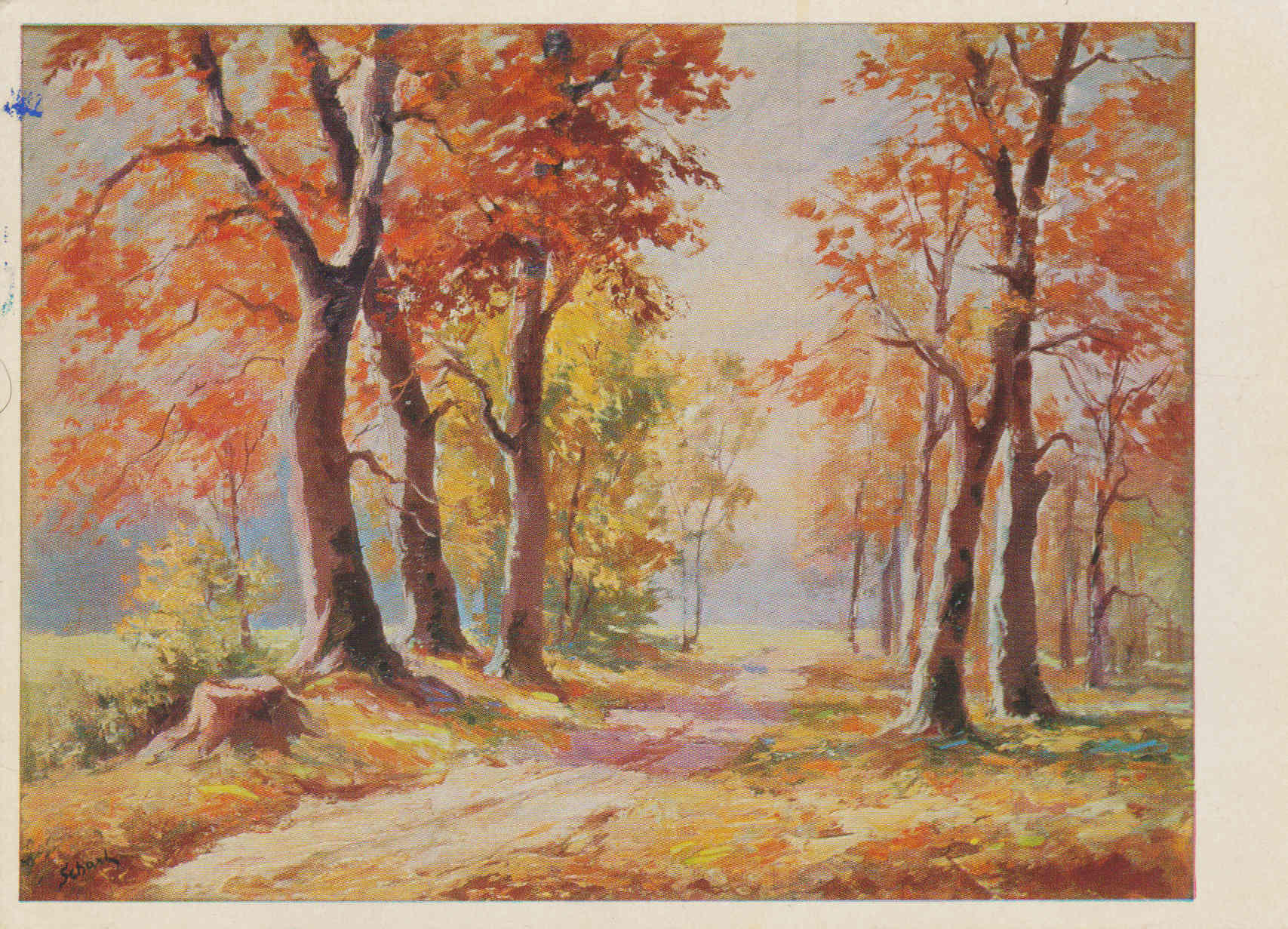 POSTAL 62520 : Paisaje. Munich. Alemania