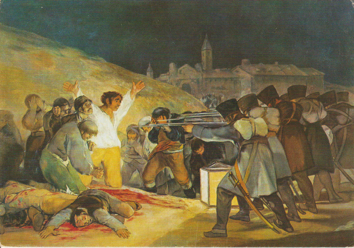 POSTAL 62529 : El 3 de Mayo de 1808. GOYA. Museo el Prado. Madrid. España