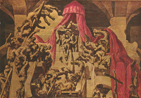 POSTAL 62538 : Cristo condenado en el tribunal de Pilatos. Vich Catedral. España