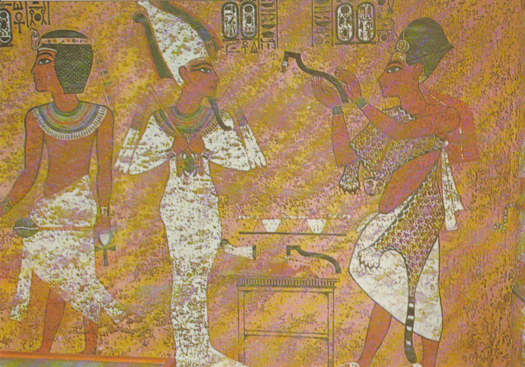 POSTAL 62574 : Camara funeraria de la tumba de Tut.Ankh Amun. Thebes. Egipto