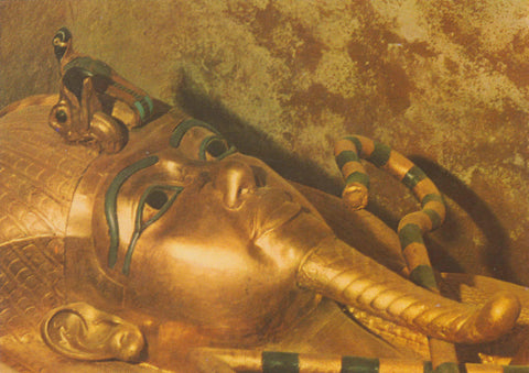 POSTAL 62580 : Tumba de tut ankh amun momia del rey su tercer ataud real. Thebes. Egipto