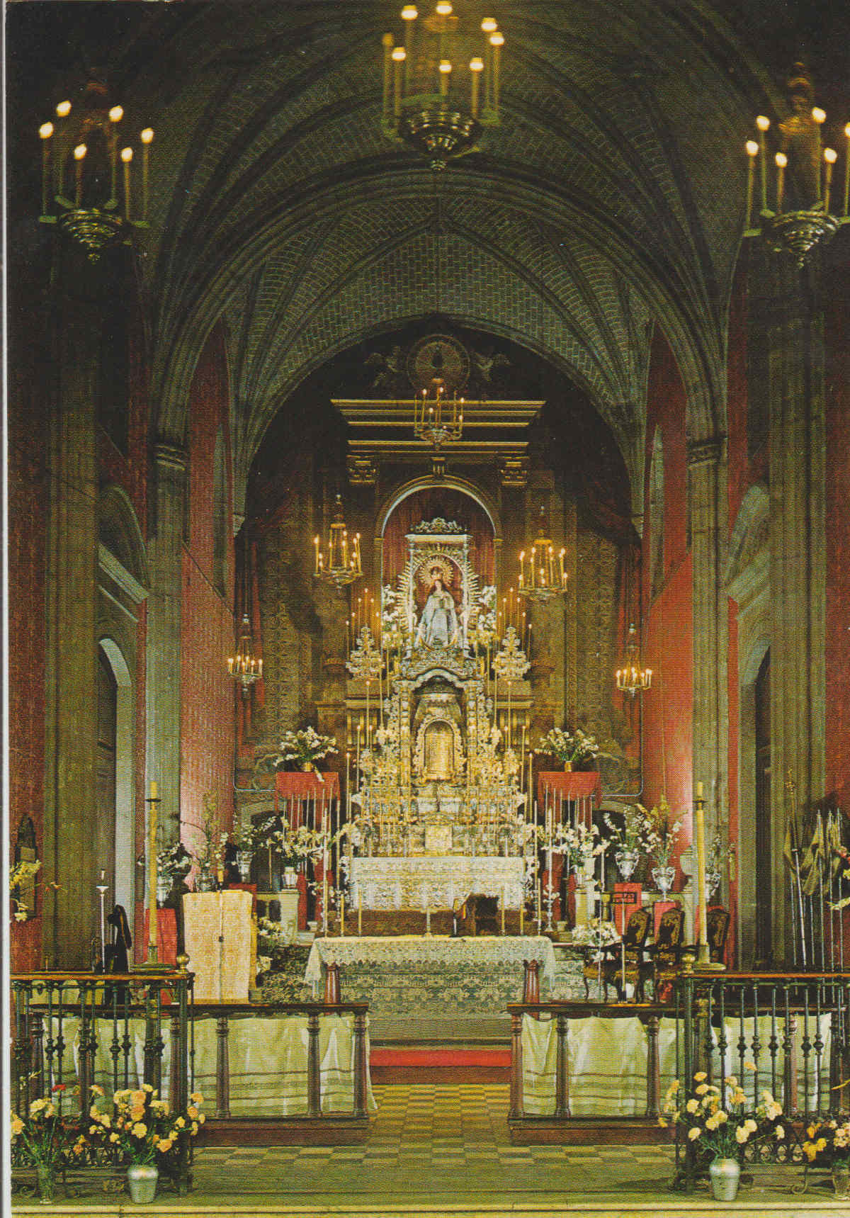 POSTAL 62593 : La Laguna interior de la iglesia de la concepcion. Tenerife. España