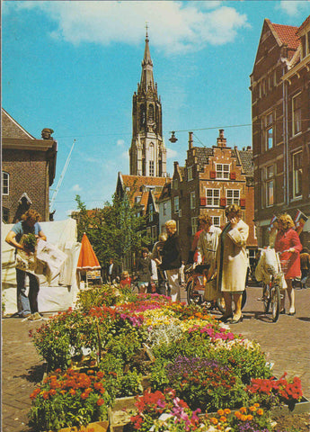 POSTAL 62596 : Fondo de la nueva Iglesia contruida entre el1381-1496. Deft. Holanda
