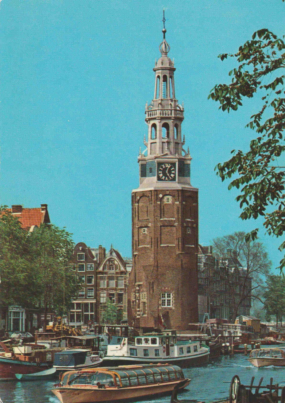 POSTAL 62597 : Torre de Montelba. Amsterdam . Holanda