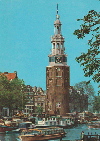 POSTAL 62597 : Torre de Montelba. Amsterdam . Holanda