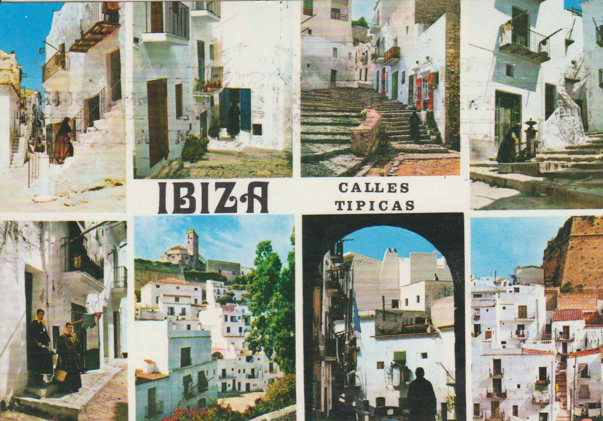 POSTAL 62668 : Calles tipicas. Ibiza. España