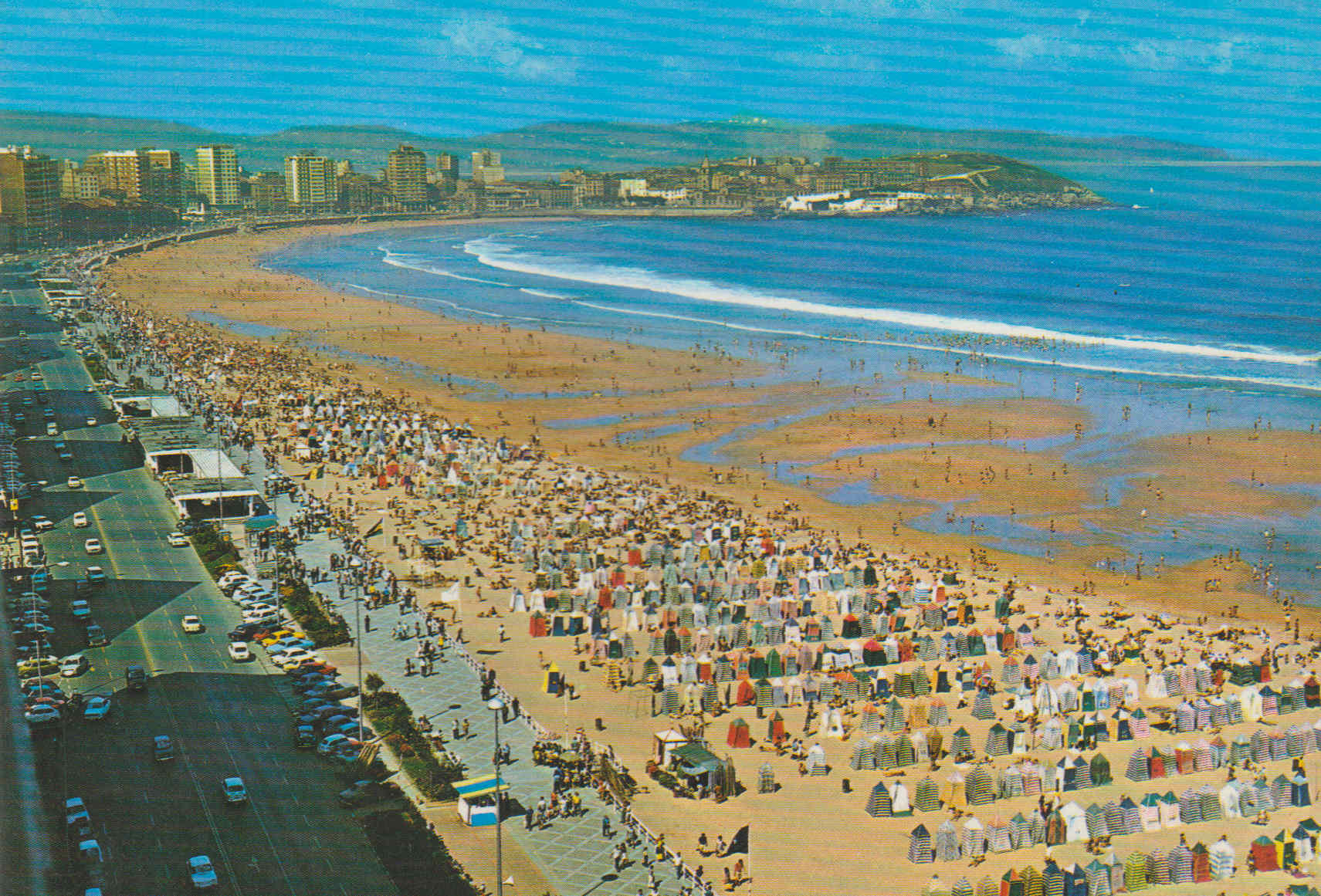 POSTAL 62680 : Playa de San Lorenzo. Gijon. España