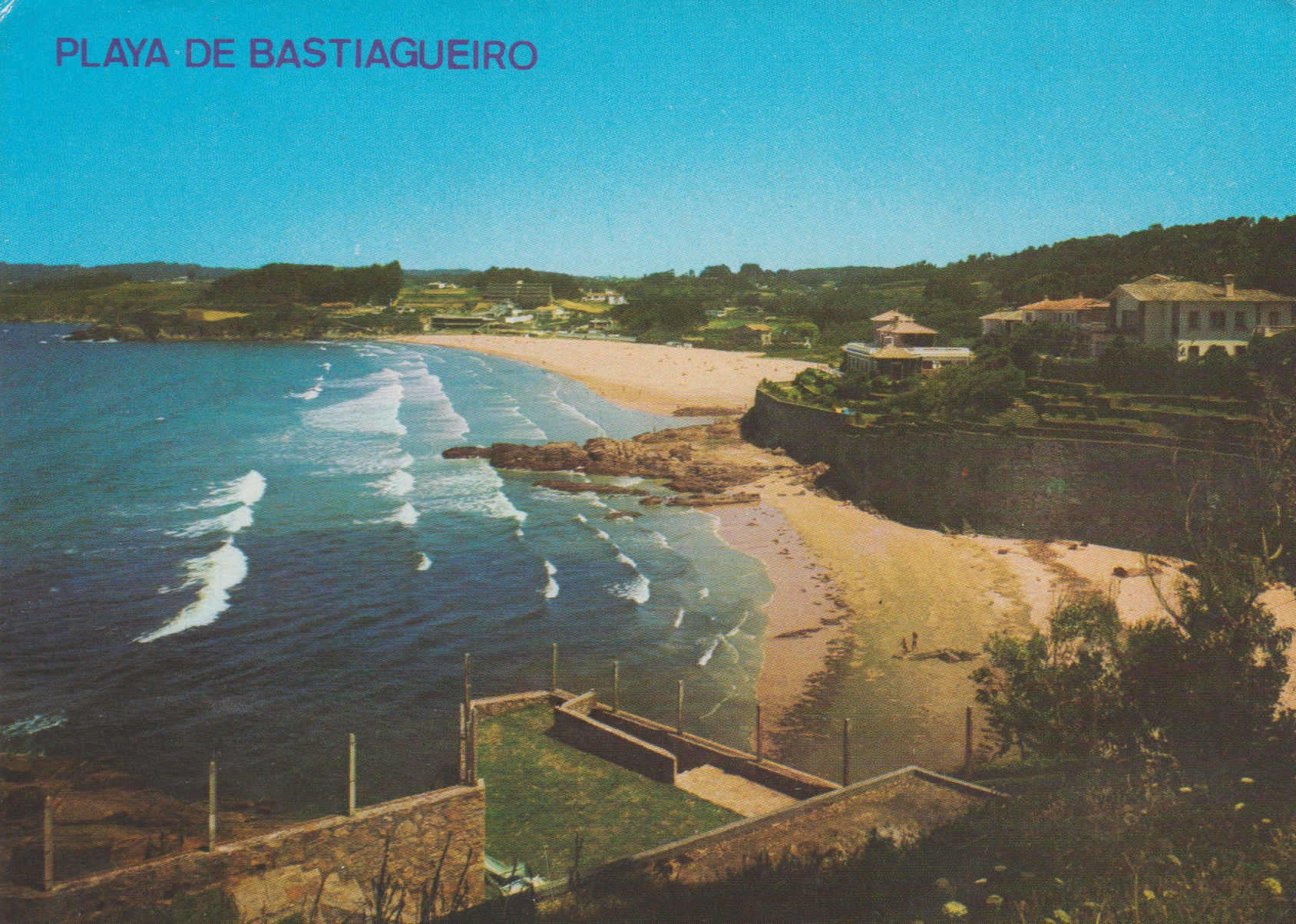 POSTAL 62693 : La Coruña. Playa de Bastiagueiro