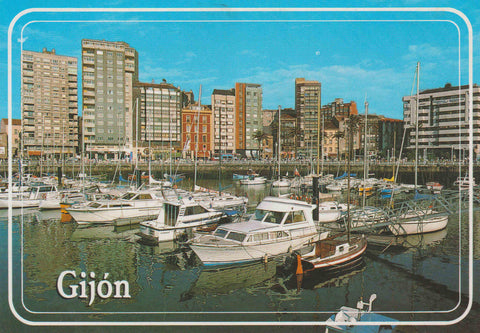 POSTAL 62702 : Gijon. Club Nautico. España