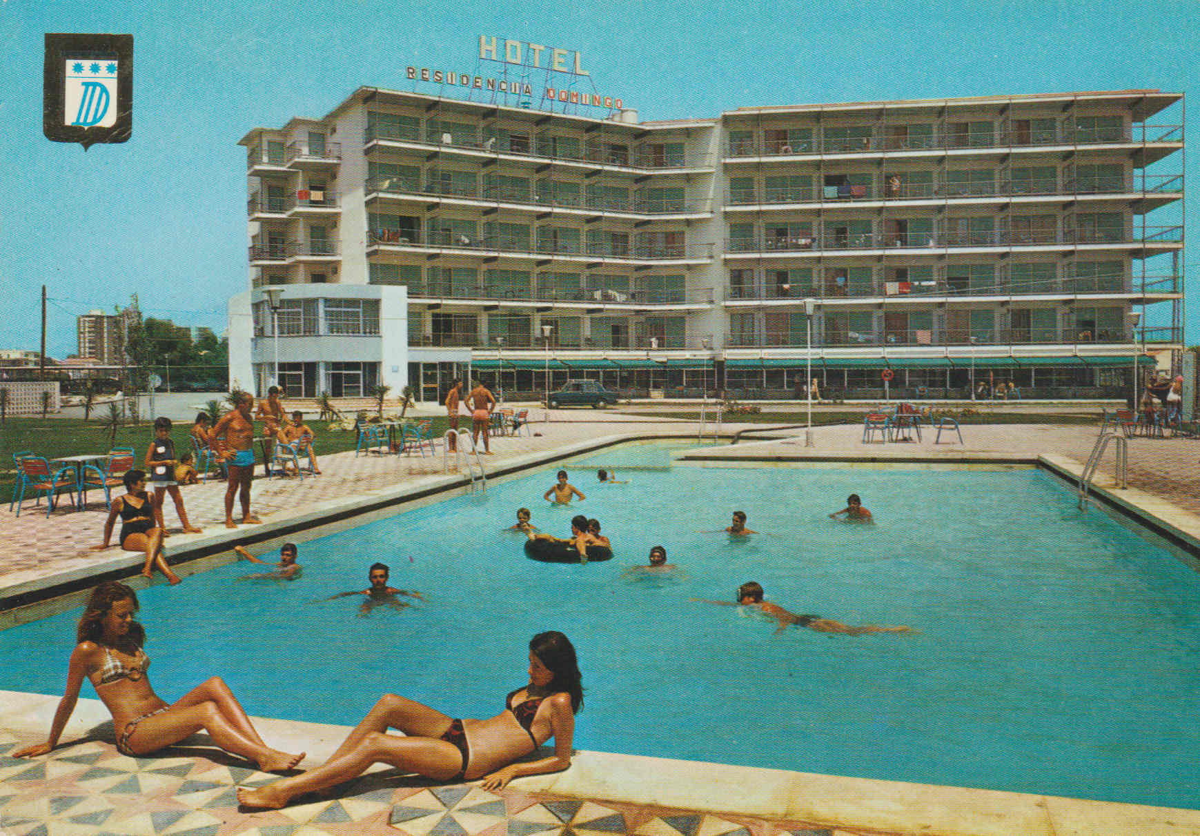 POSTAL 62705 : Alicante. Playa de San Juan. Hotel Domingo. España