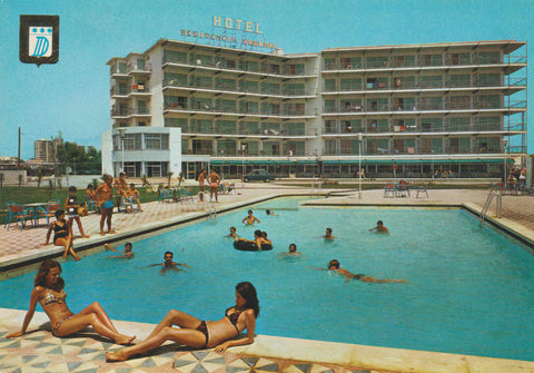 POSTAL 62705 : Alicante. Playa de San Juan. Hotel Domingo. España