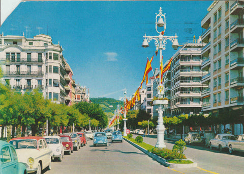 POSTAL 62717 : San Sebastian. Avenida de España. España.