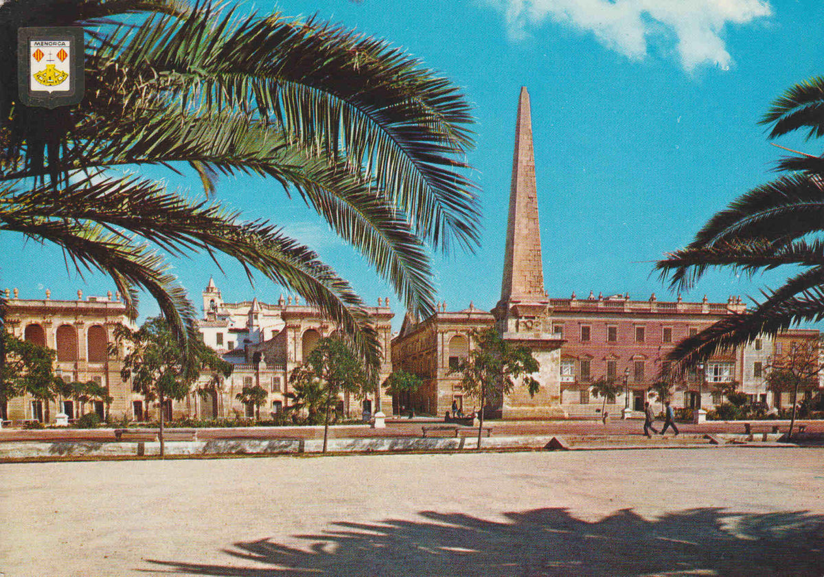 POSTAL 62722 : Isla de Menorca. Ciudadela. Plaza del Generalisimo. España