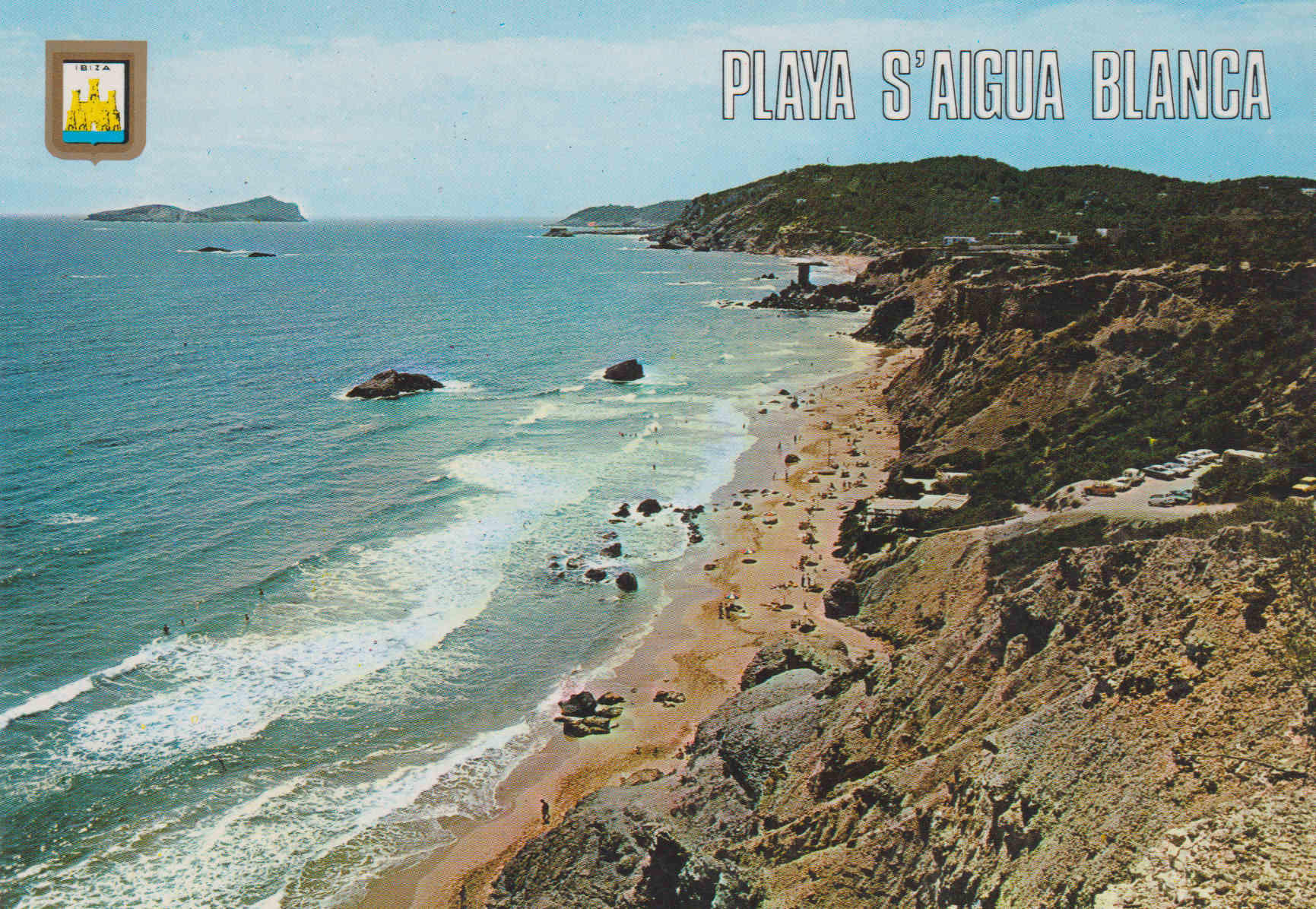 POSTAL 62740 : Ibiza. Isla Blanca. Playa S Aigua Blanca. España