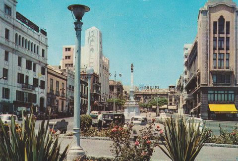 POSTAL 62746 : Santa Cruz de Tenerife. Plaza de Candelaria y Vista Parcial. España