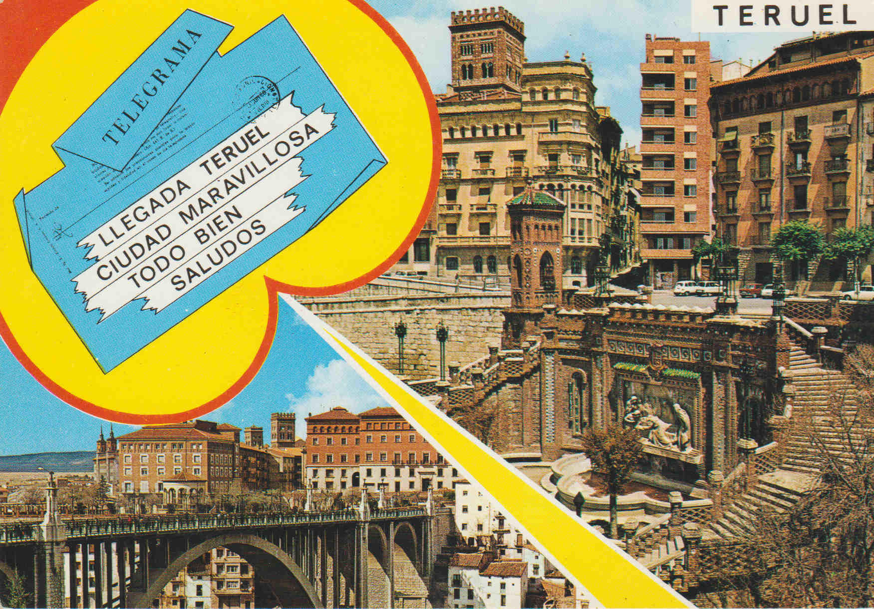 POSTAL 62750 : Teruel. Bellezas de la Ciudad. España