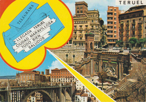 POSTAL 62750 : Teruel. Bellezas de la Ciudad. España