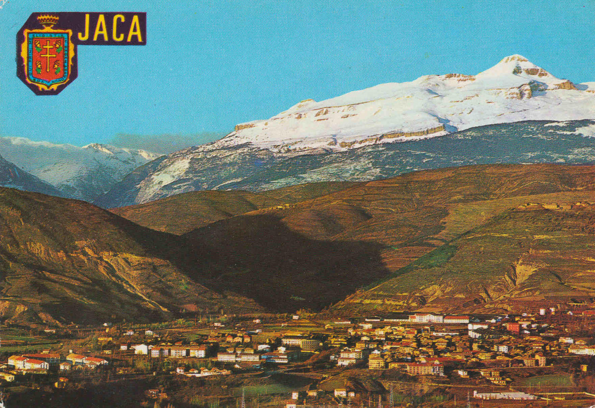 POSTAL 62759 : Huesca. Alto Aragon. Vista general al fondo. España