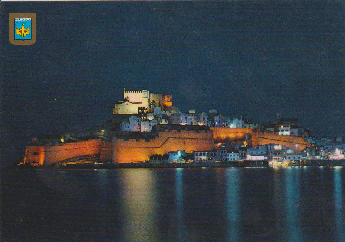POSTAL 62762 : Castellon. Peñiscola. Vista Nocturna. España
