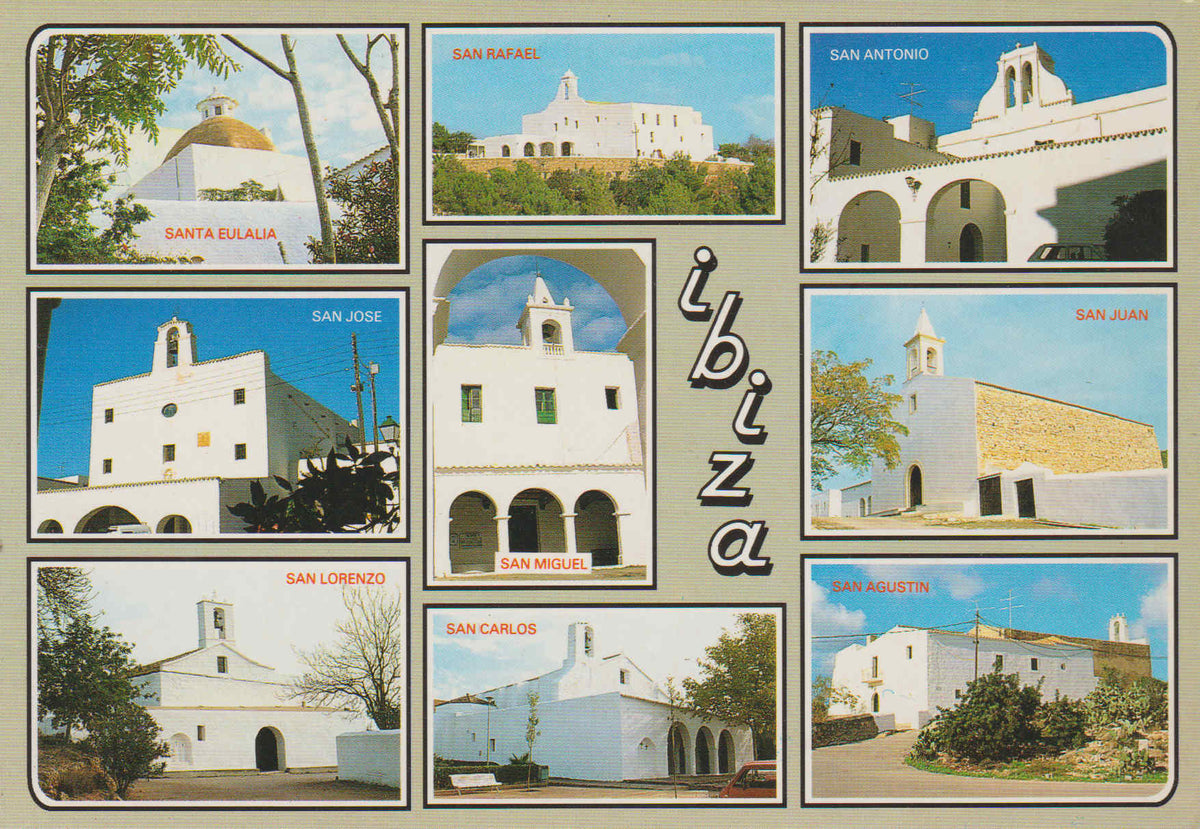 POSTAL 62769 : Ibiza. Iglesias tipicas de Ibiza. España