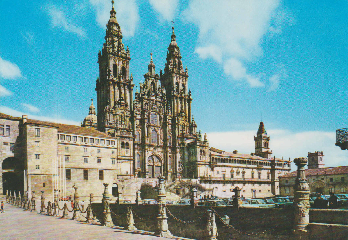 POSTAL 62770 : Santiago de Compostela. Catedral fachada de Obradoiro. España