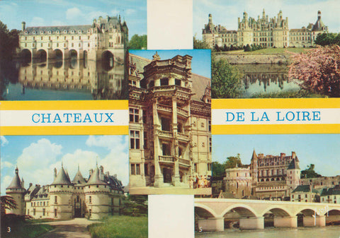 POSTAL 62774 : Colores y luz de Francia. Chateaux de Val de Loire. Francia.