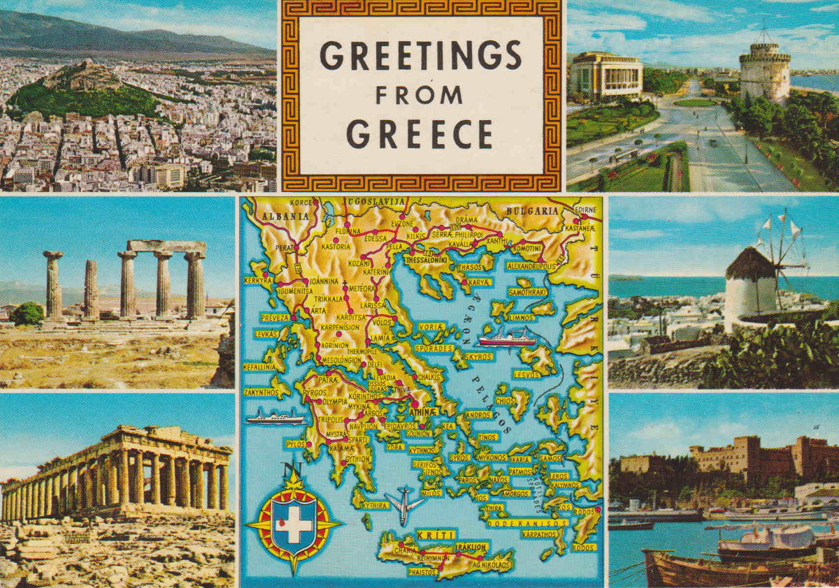 POSTAL 62776 : Saludos desde Grecia.Grecia