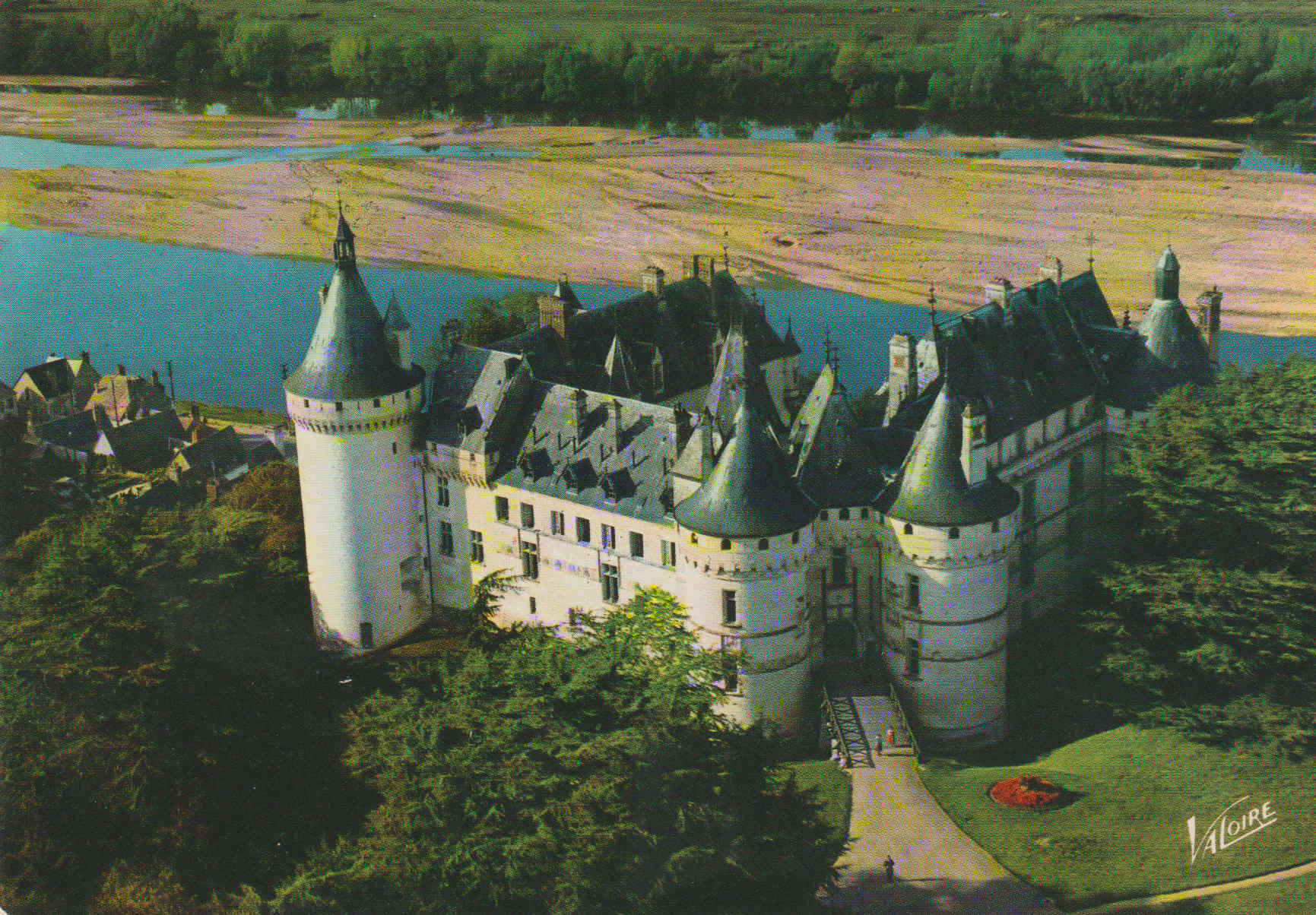 POSTAL 62777 : Las Maravillas de val de Loire. Choumont sur de Loire. Francia