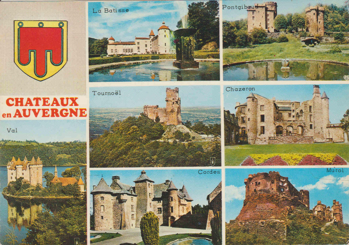 POSTAL 62779 : Castillos de Auvergne. Francia
