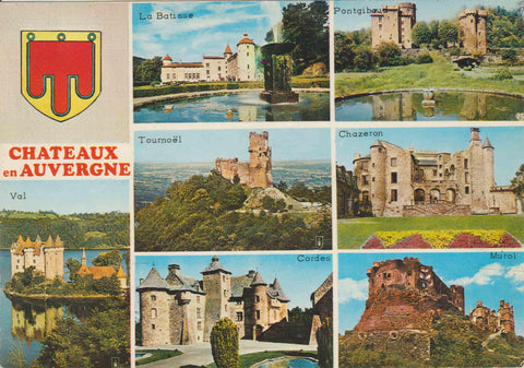 POSTAL 62779 : Castillos de Auvergne. Francia