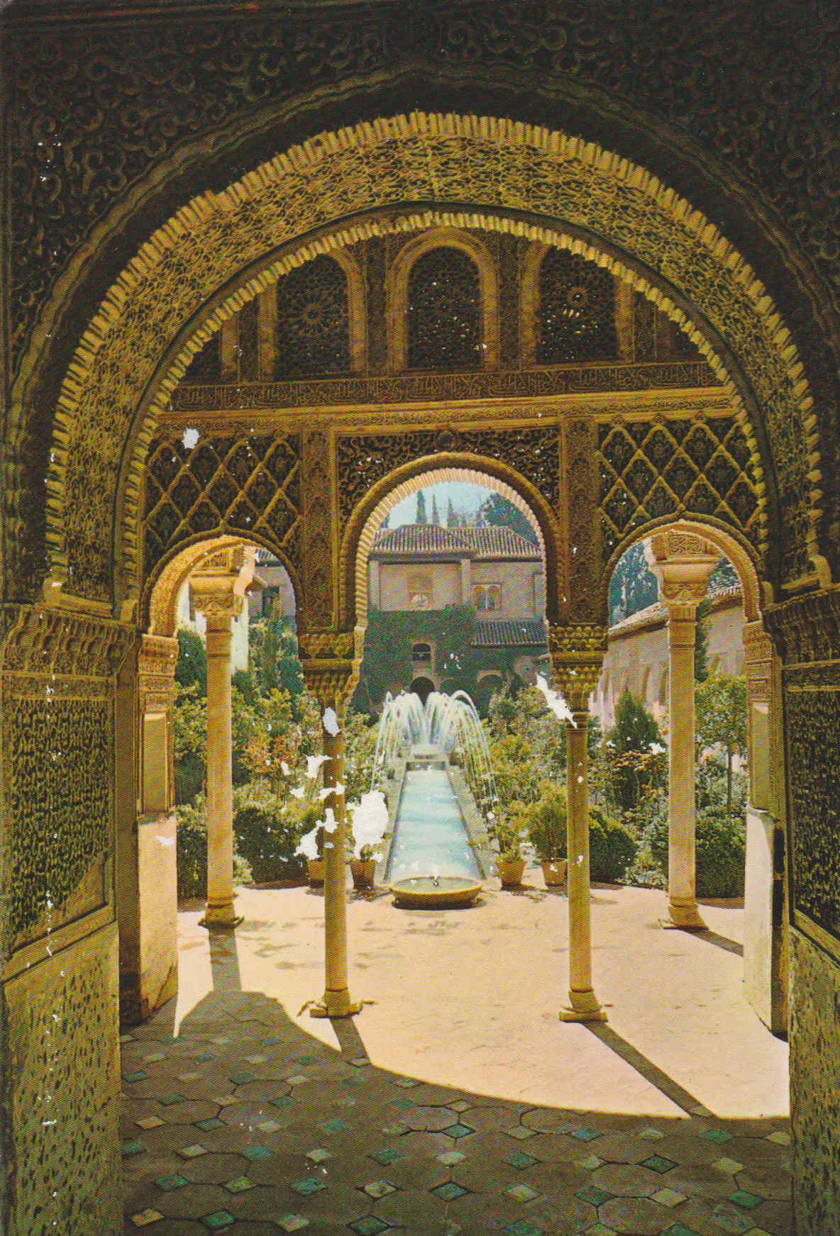 POSTAL 62786 : Granada. Generalife. Patio de la Acequia. España