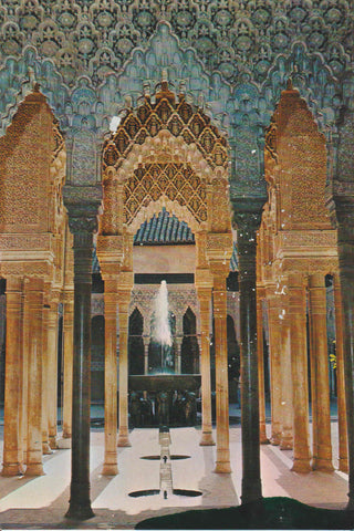 POSTAL 62787 : Granada. Alhambra. Arcadas patio de los Leones. España