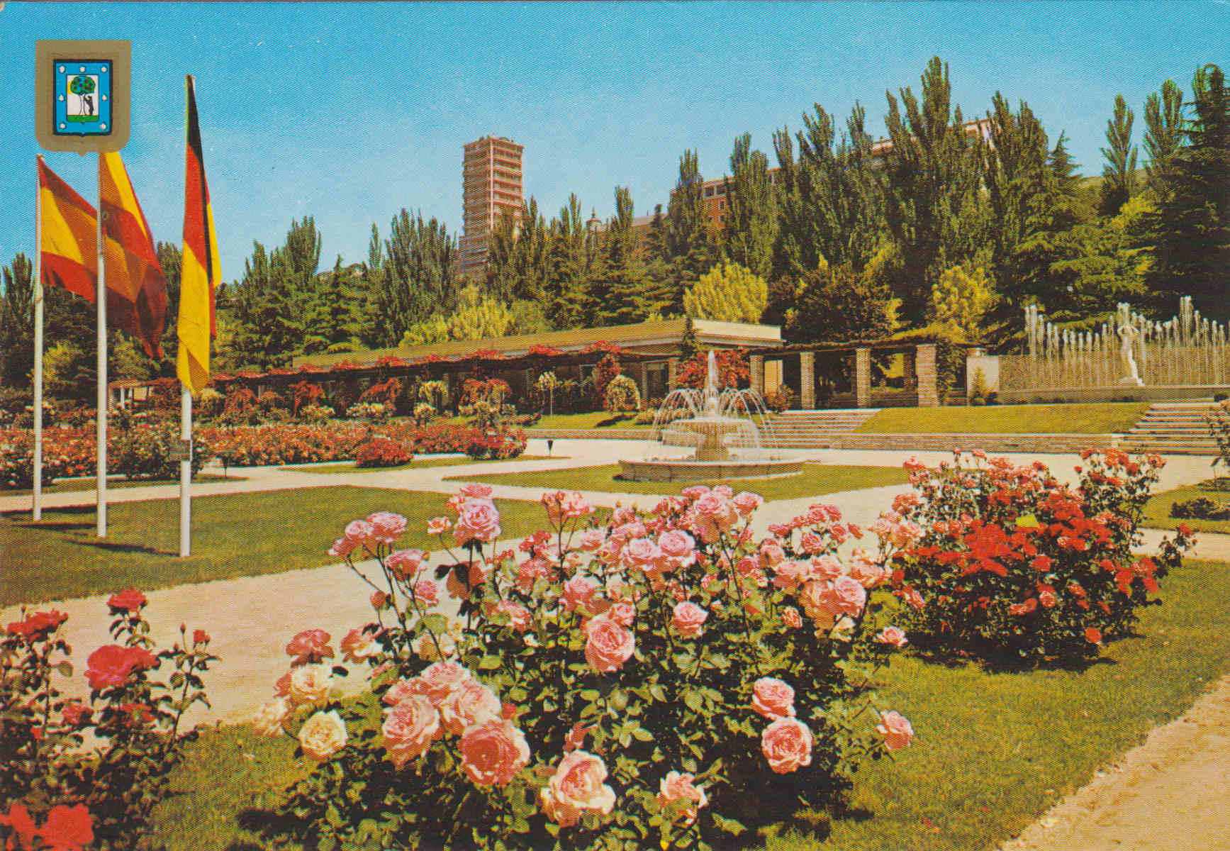 POSTAL 62790 : Madrid. Parque del Oeste. Rosaleda. España