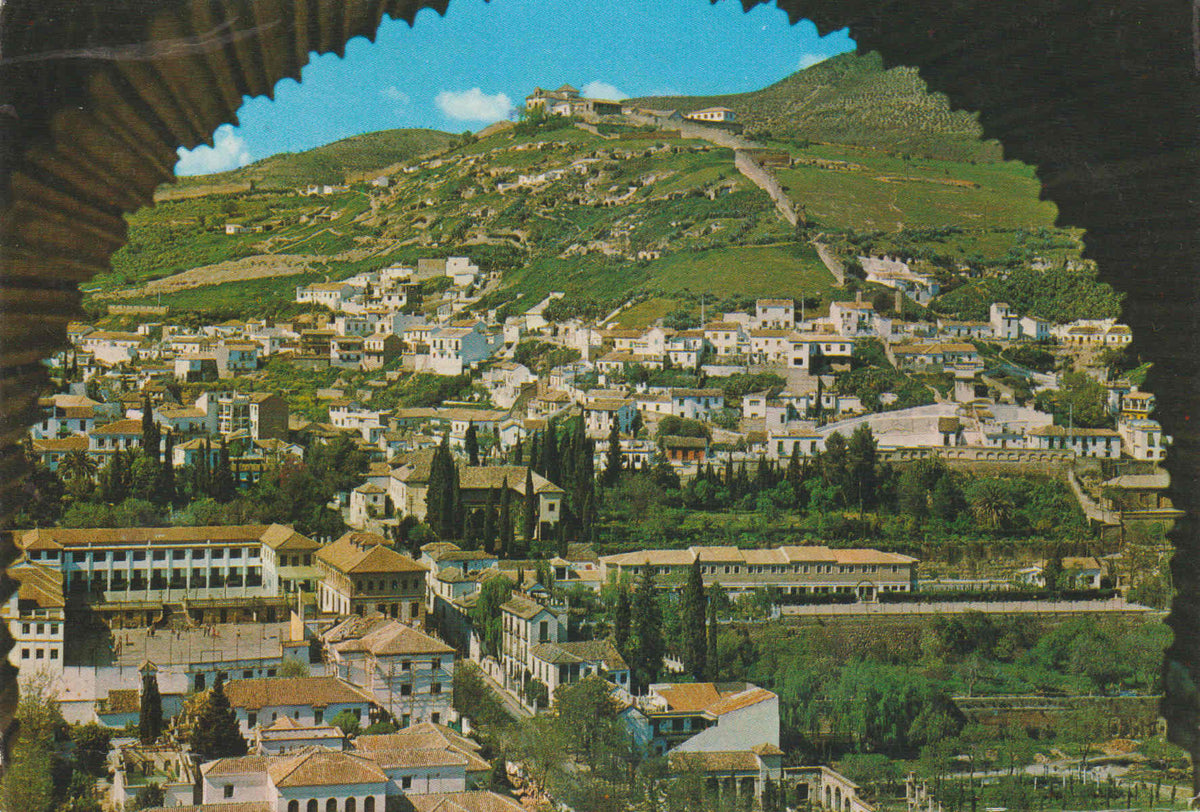 POSTAL 62791 : Granada. Vista General del Abaicin desde la Alhambra. España