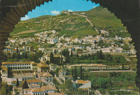 POSTAL 62791 : Granada. Vista General del Abaicin desde la Alhambra. España
