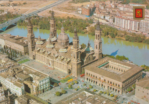 POSTAL 62794 : Zaragoza.El Pilar Ayuntamiento Rio Ebro. España