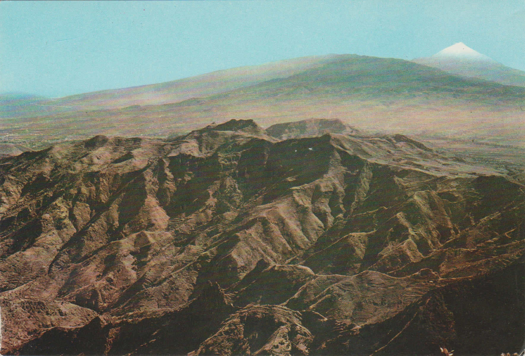 POSTAL 62806 : Tenerife. El teide desde el Pico del Ingles. España
