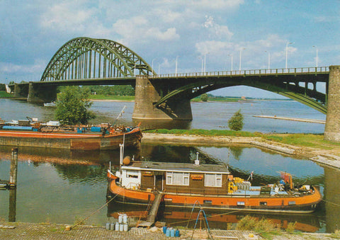 POSTAL 62825 : Nijmegen. De cara al puente y al rio. Holanda