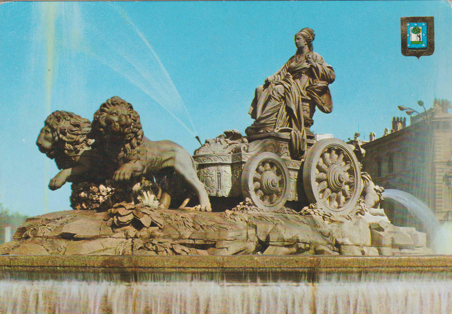 POSTAL 62842 : Madrid. La Cibeles. España