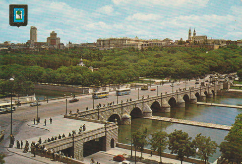 POSTAL 62852 : Madrid. Puente de Segovia y Rio Manzanares. España