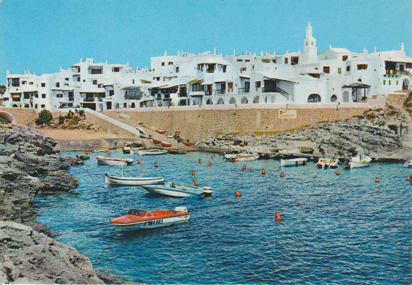 POSTAL 62867 : Menorca. Binibeca. Pueblo de pescadores. España