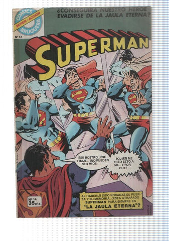 Bruguera: Superman num 14, Super-Accion - La Jaula eterna