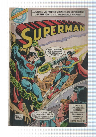 Bruguera: Superman num 25, Super-Accion - Juez, a un jurado pero no a la justicia