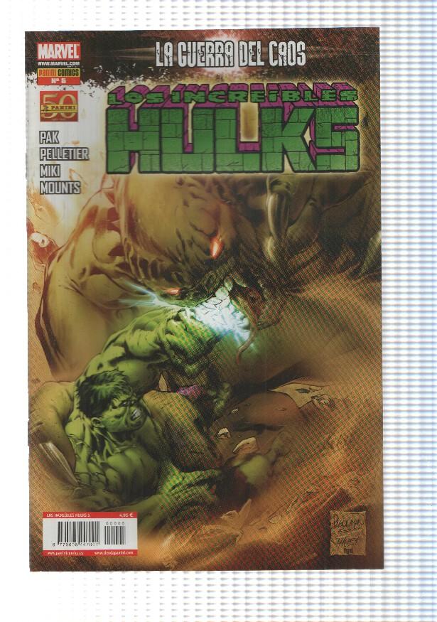Panini: Los Increibles Hulks num 5 año 1, 2011 - La Guerra del Caos: Atormentados. Marvel