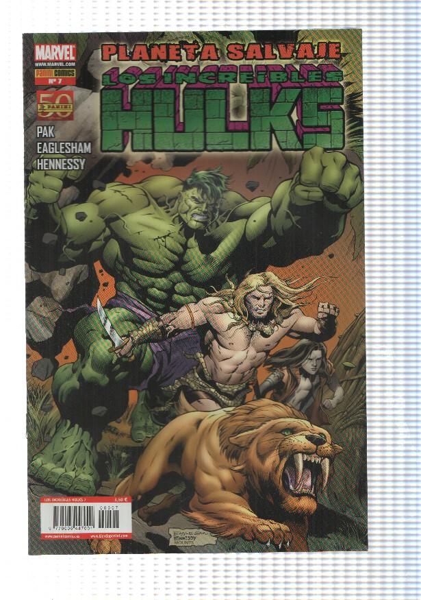 Panini: Los Increibles Hulks num 7 año 1, 2011 - Planeta Salvaje parte 2