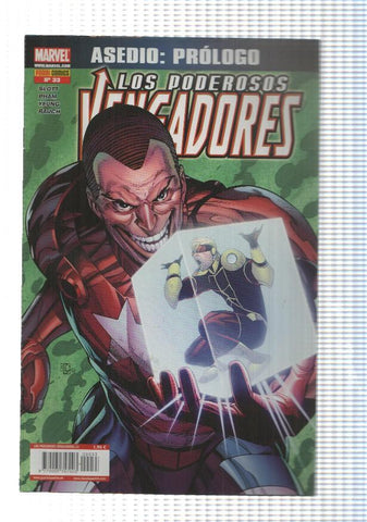 Panini: Los Poderosos Vengadores num 33 año 3, 2010. Asedio Prologo. Poderosos-Oscuros parte 2: Deus Ex Maquinaciones
