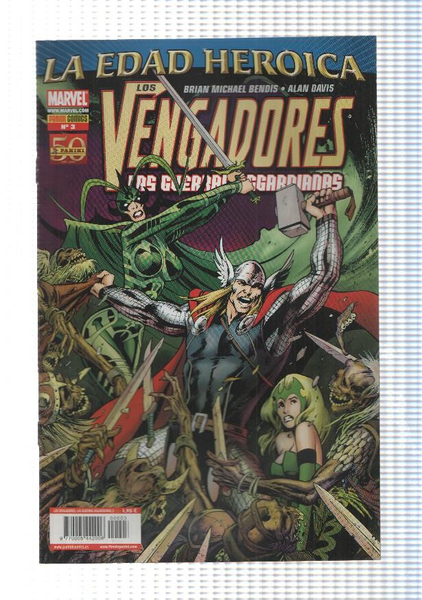 Panini: Vengadores num 3 año 1, 2011, Guerras Asgardianas . La Edad Heroica